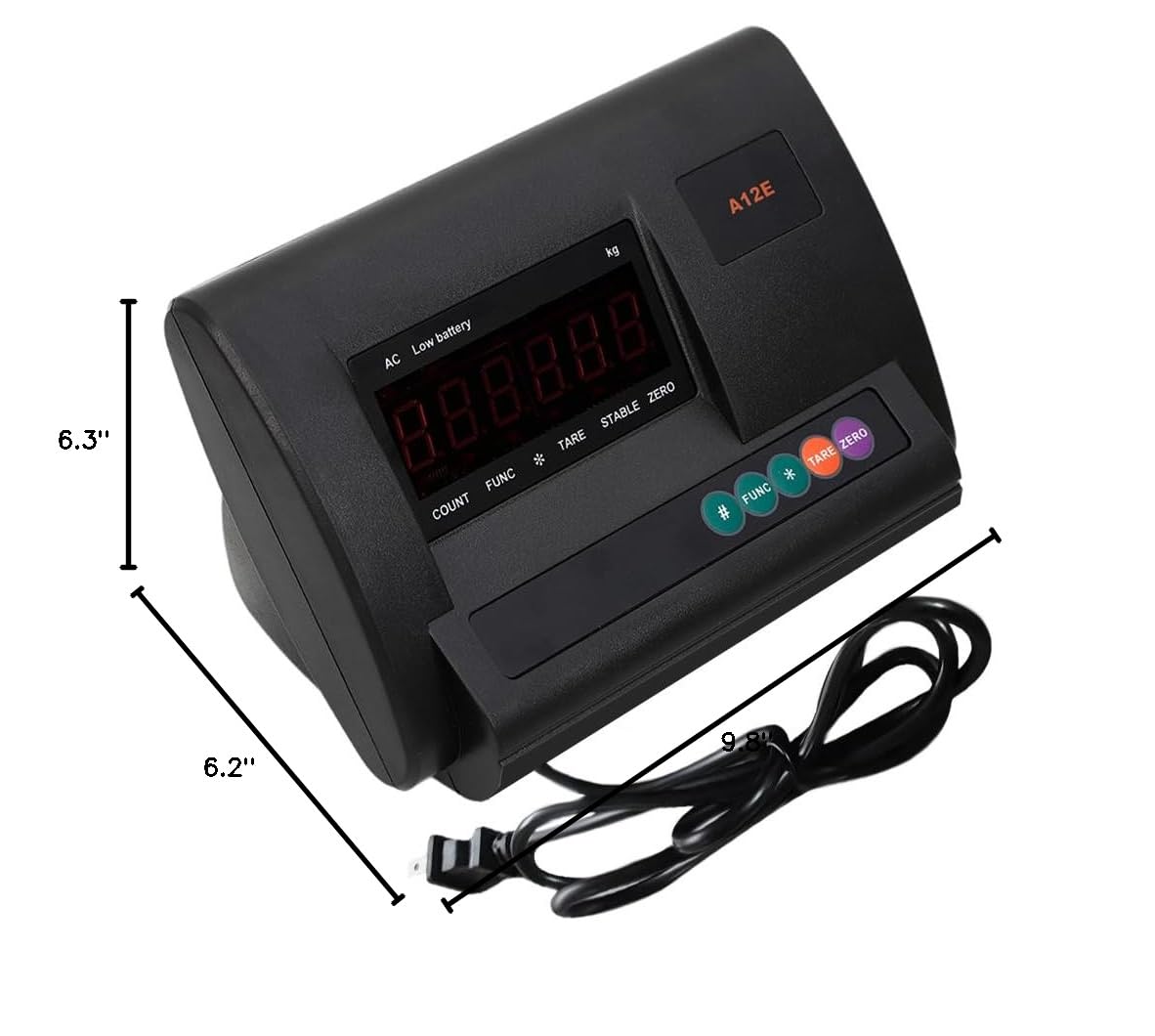 DNYSYSJ 2.5T/5000LBS Alloy Steel Livestock Scale Kit with Shear Beam Load Cell - Heavy Duty Floor Scale for Cattle, Pigs, Sheep & Farm Animals - Perfect for Weighing Livestock in Barns, Farms & Veterinary Clinics