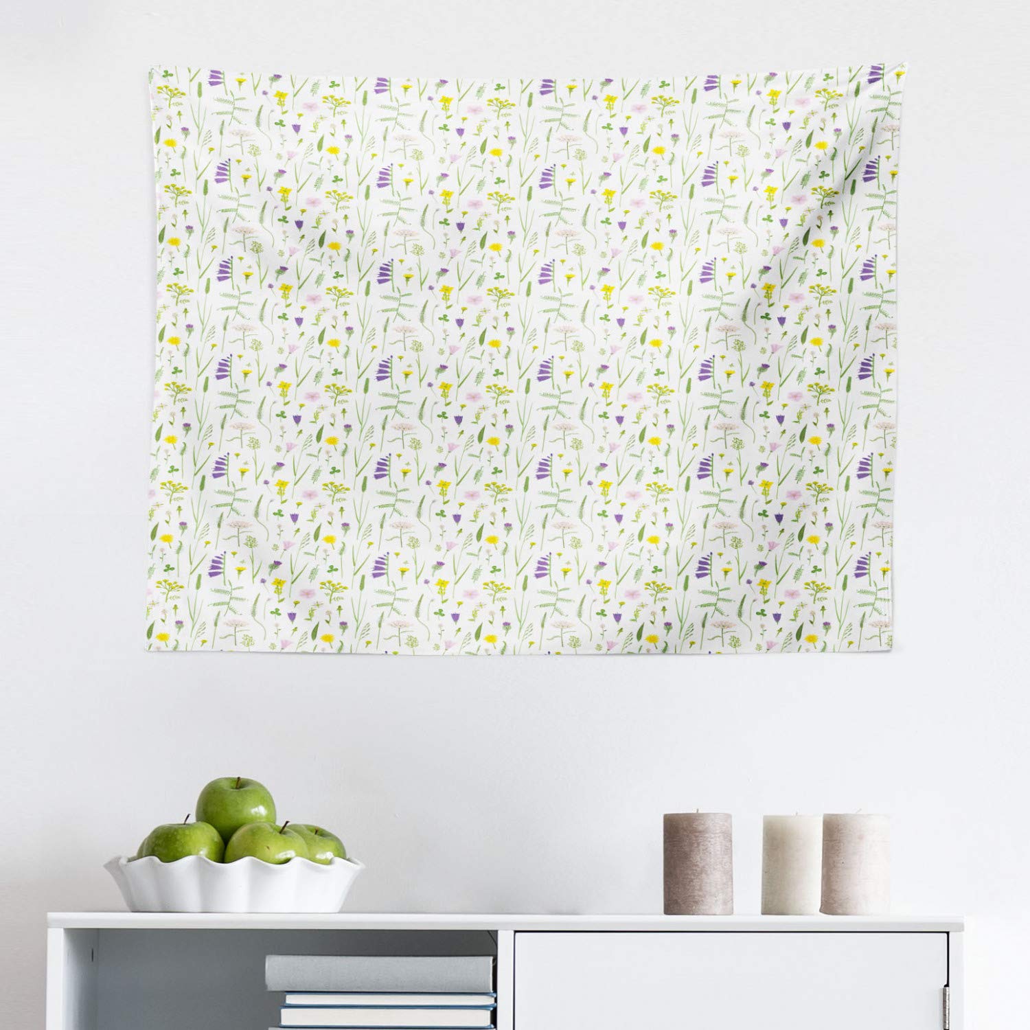 Ambesonne Floral Tapestry Wall Hanging - 28