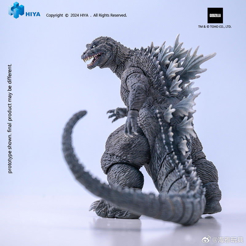 HIYA 7-inch 18cm Godzilla vs Mothra vs King Ghidorah Action Figure Set - Giant Monsters All Out Attack (2001) Movie Collection - Perfect for Display, Collectors & Monster Battles