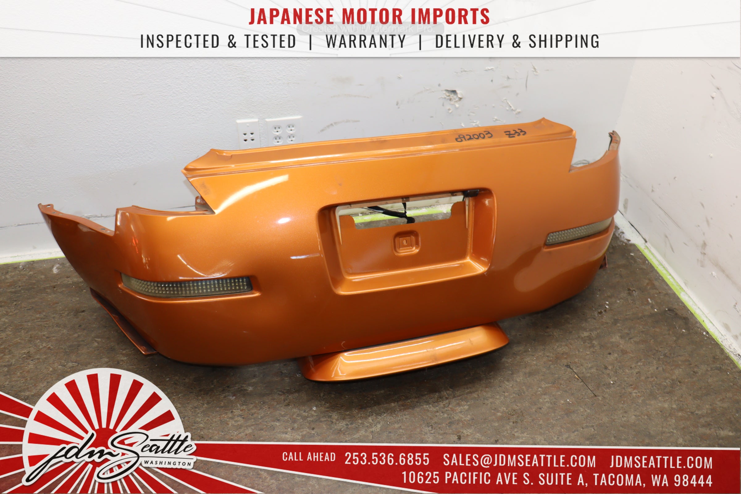 JDM 03-05 Nissan 350Z/Z33 Orange Complete Front End Conversion Body Kit - Upgrade Your Ride for Street Racing & Car Shows