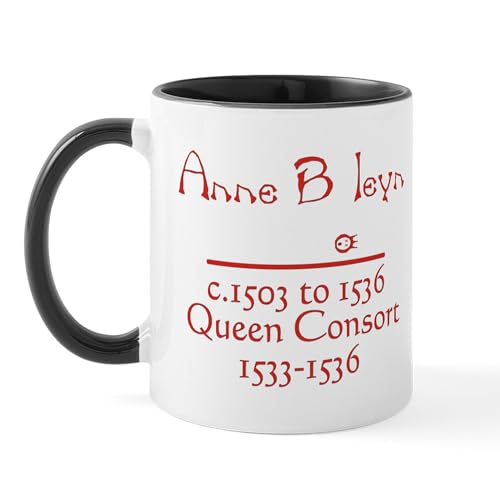 White/Black Inside - Anne Boleyn Red Mug