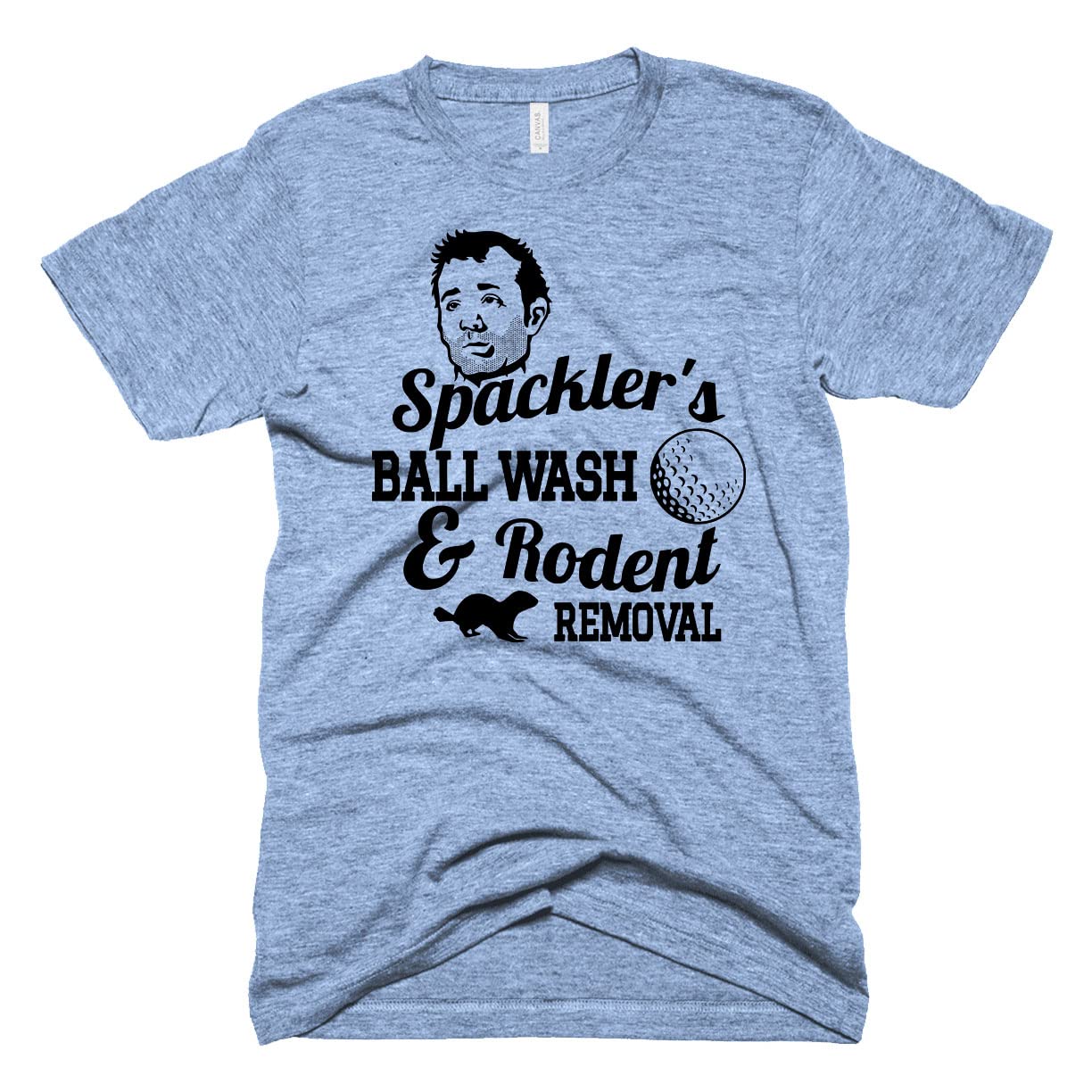 Funny Vintage Golf Shirt - Bill Murray Caddyshack Movie T-Shirt | Rodent Removal Spacklers Retro Tee for Golf Lovers & Comedy Fans | Perfect for Golf Outings, Movie Nights & Casual Wear