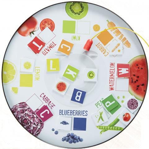 Colorful Magnetic Play Table for Kids - Fun Fruit & Veggie Learning Toy for Toddlers - Perfect for Preschool Education & Home Playtime