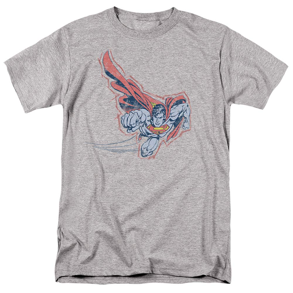 Superman Scribble & Soar Comics Graphic T-Shirt for Men & Women - Unisex Superhero Tee for Casual Wear, Cosplay & Comic Con