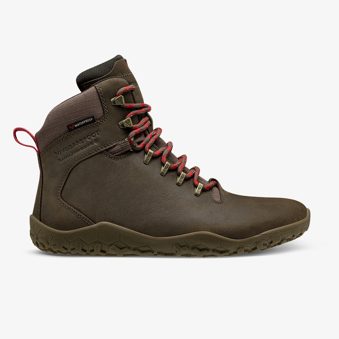 Vivobarefoot Women's Tracker II FG Waterproof Hiking Boots - Barefoot Minimalist Trail Shoes for Outdoor Adventures & Nature Exploration