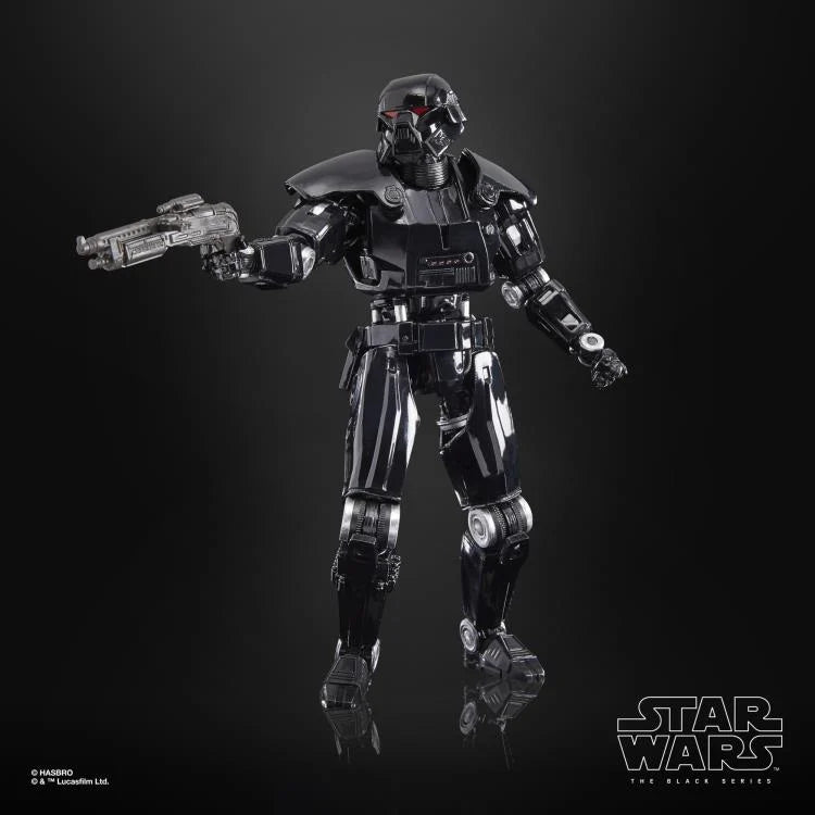 Star Wars The Black Series Deluxe Dark Trooper Action Figure - The Mandalorian Collectible Toy for Fans | Perfect for Display, Cosplay, and Gift Giving