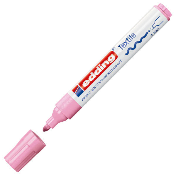 edding 4500 Bullet Tip Textile Marker - Permanent Fabric Marker for Clothes, Shoes & DIY Crafts - Ideal for Customizing T-Shirts, Denim & Canvas Projects