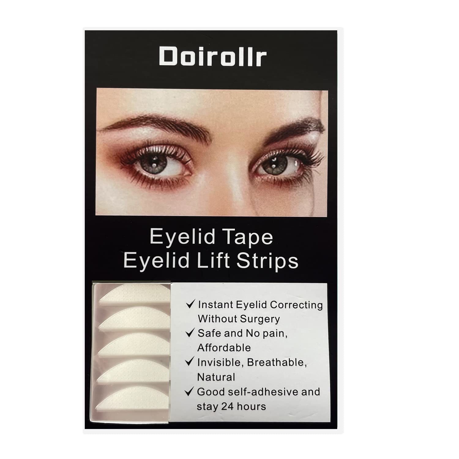 260pcs Eyelid Tapes - 6MM Self-Adhesive Double Eyelid Stickers for Monolids | Waterproof, Breathable, 48H Long-Lasting | Natural Eye Makeup Enhancer for All Skin Tones | Perfect for Daily Use, Special Occasions & Photography
