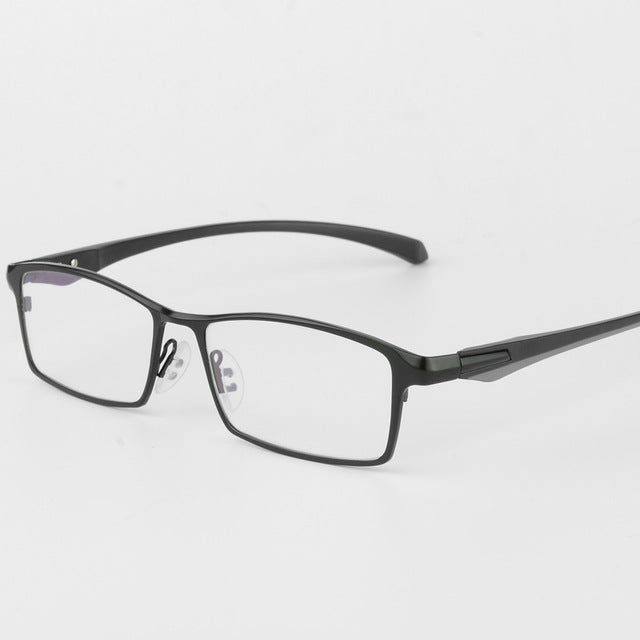 Bclear Men's Titanium Alloy Eyeglasses - Lightweight Flexible Frames with IP Electroplating, Full Rim & Half Rim Options for Work, Reading & Daily Wear