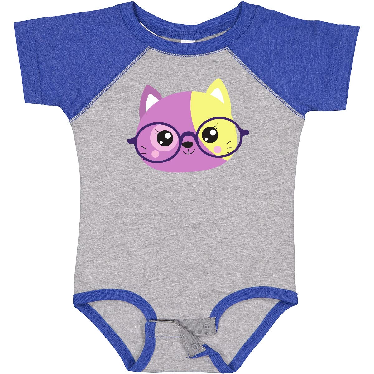 Hipster Cat Bodysuit - Kitten with Glasses for Baby Outfits