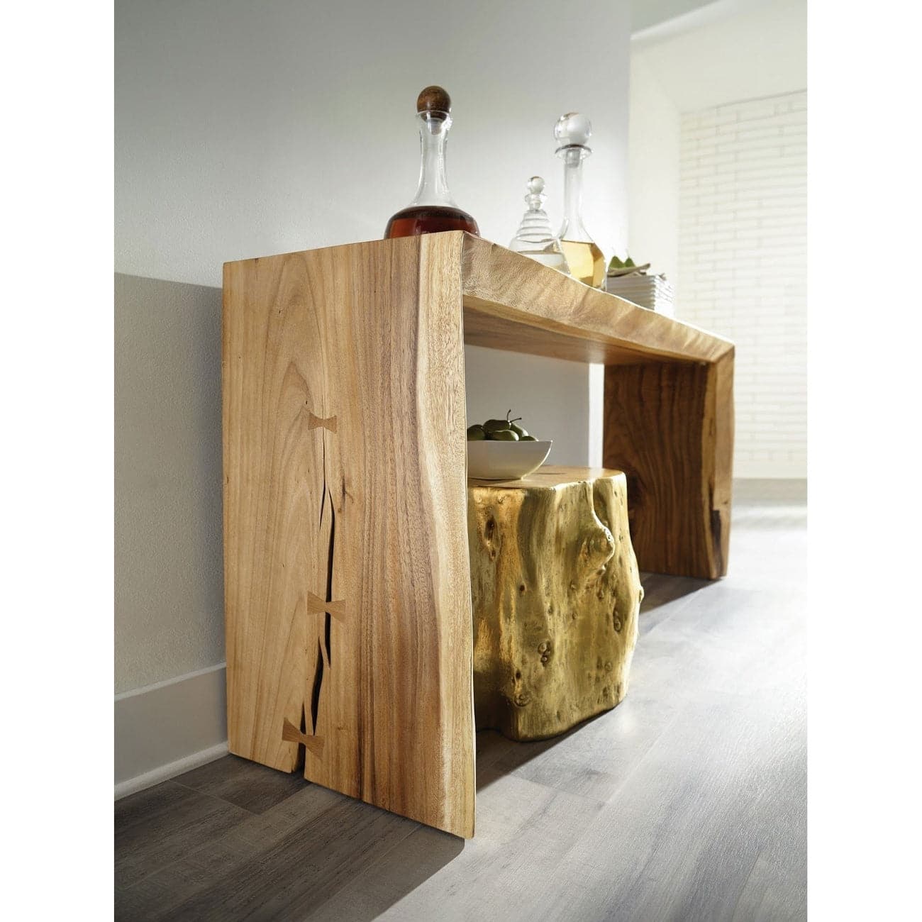 Modern Aether Console Table - Entryway Sofa Table with Storage Shelf | Perfect for Hallway, Living Room & Bedroom Decor