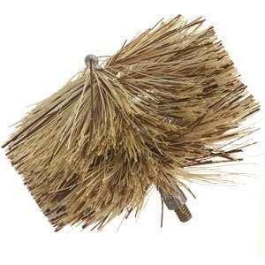 3-Inch Fiber Pellet Stove Brush - Heavy Duty Fireplace Cleaning Tool for Wood Stoves, Fire Pits & Chimneys - Perfect for Home Heating Maintenance & Camping Gear