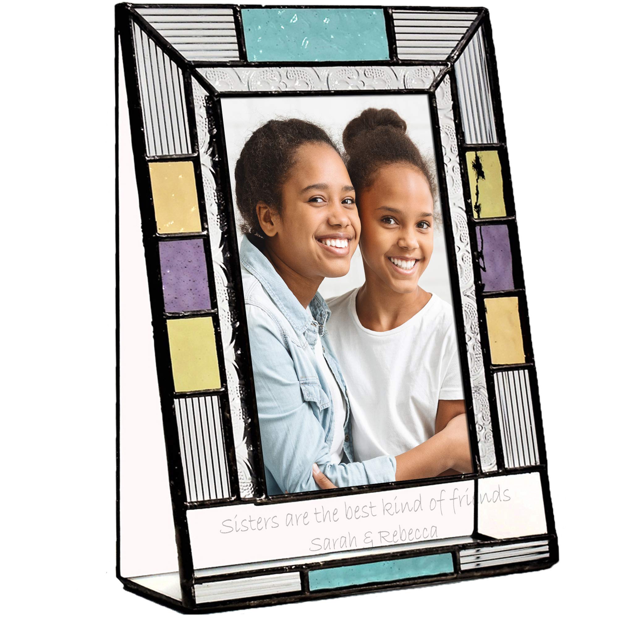 Personalized Sister Photo Frame 4x6 - Engraved Keepsake Gift for Sisters, Home Decor