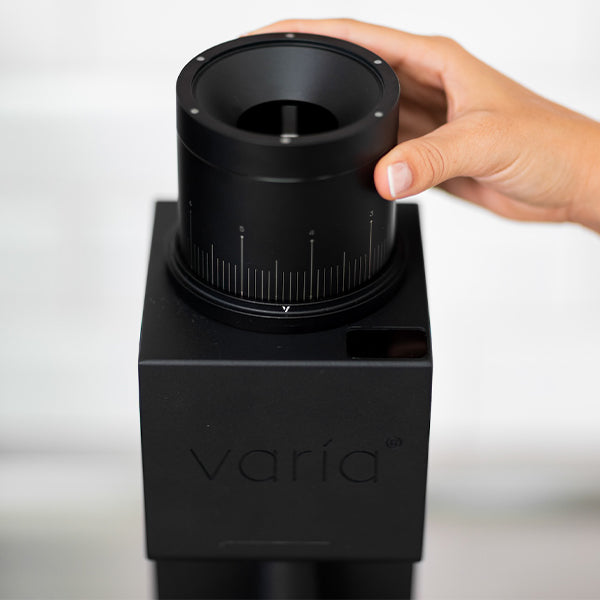 Premium Varia VS6 Electric Coffee Grinder - Adjustable Burr Mill for Espresso, French Press & Drip Coffee - Perfect for Home Baristas & Coffee Enthusiasts - Ideal for Morning Brews, Office Use & Gifts