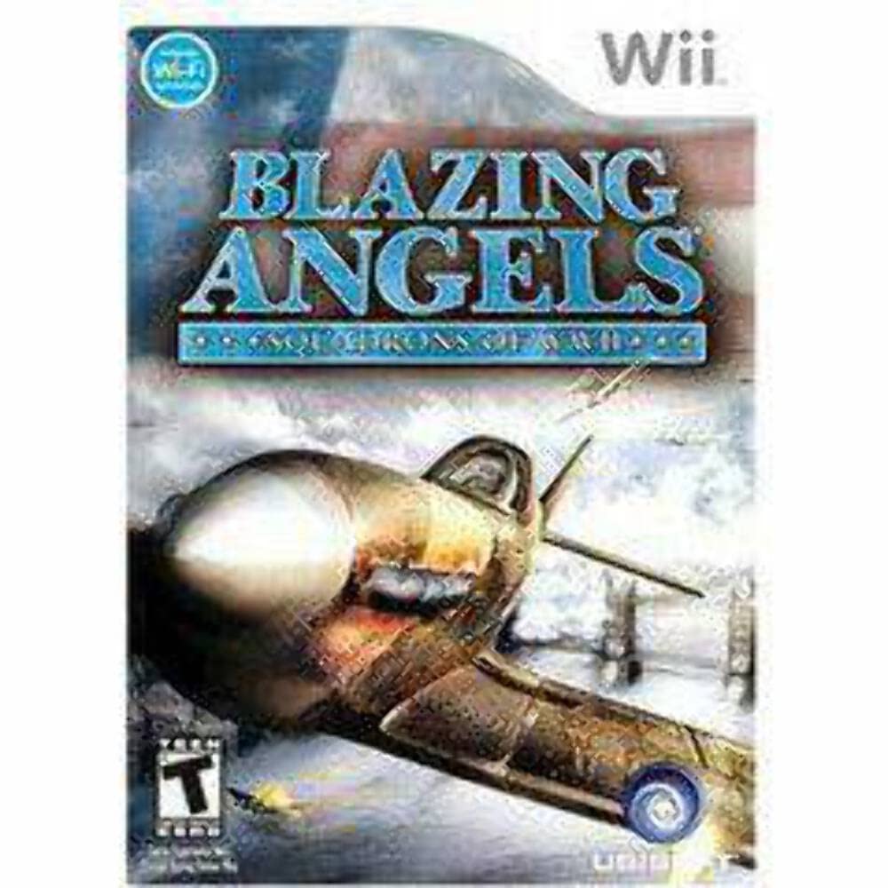 Blazing Angels: Squadrons of WWII - Nintendo Wii Game | WWII Flight Combat Simulation for Aviation Enthusiasts | Perfect for Gaming Nights & Historical War Game Lovers