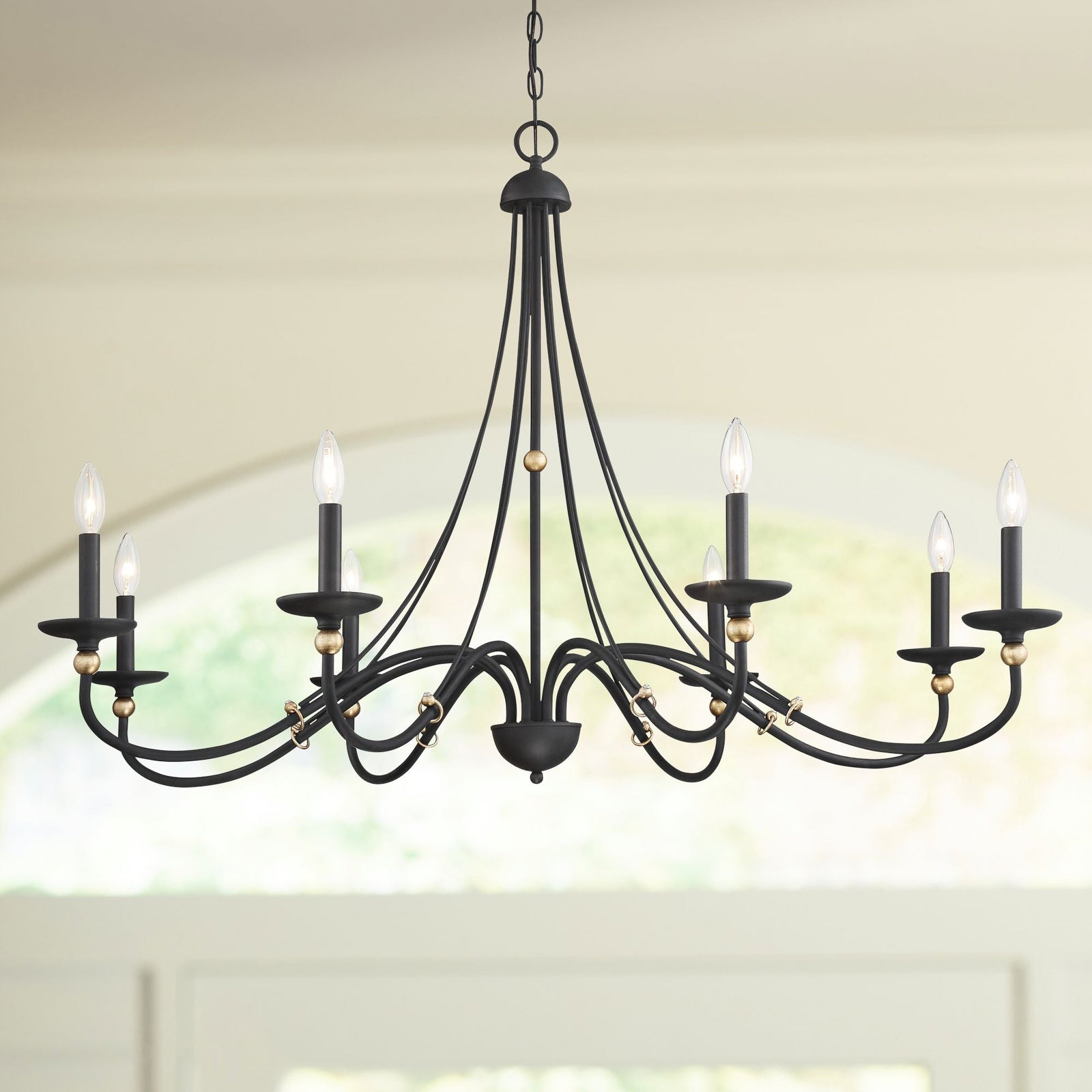 Elegant Eleanor Crystal Chandelier - Modern Ceiling Light Fixture for Dining Room, Living Room & Bedroom | Perfect for Home Decor & Wedding Events