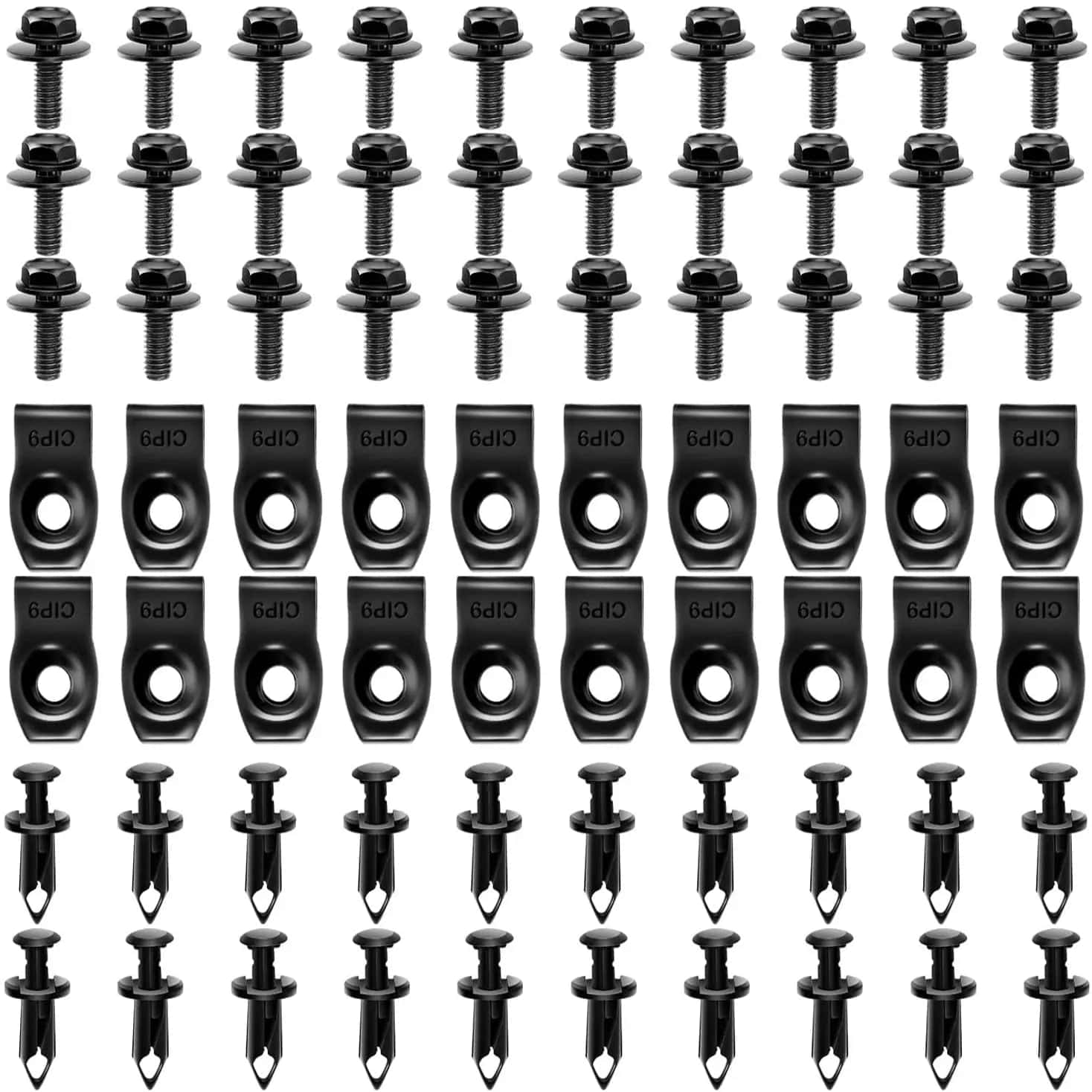 70 Pcs Retainer Fastener Rivet Clips Compatible with Infiniti G35 G37 FX35 FX45 EX35 & Nissan 370Z 350Z - Auto Body Panel Clips for Secure Fastening and Easy Installation