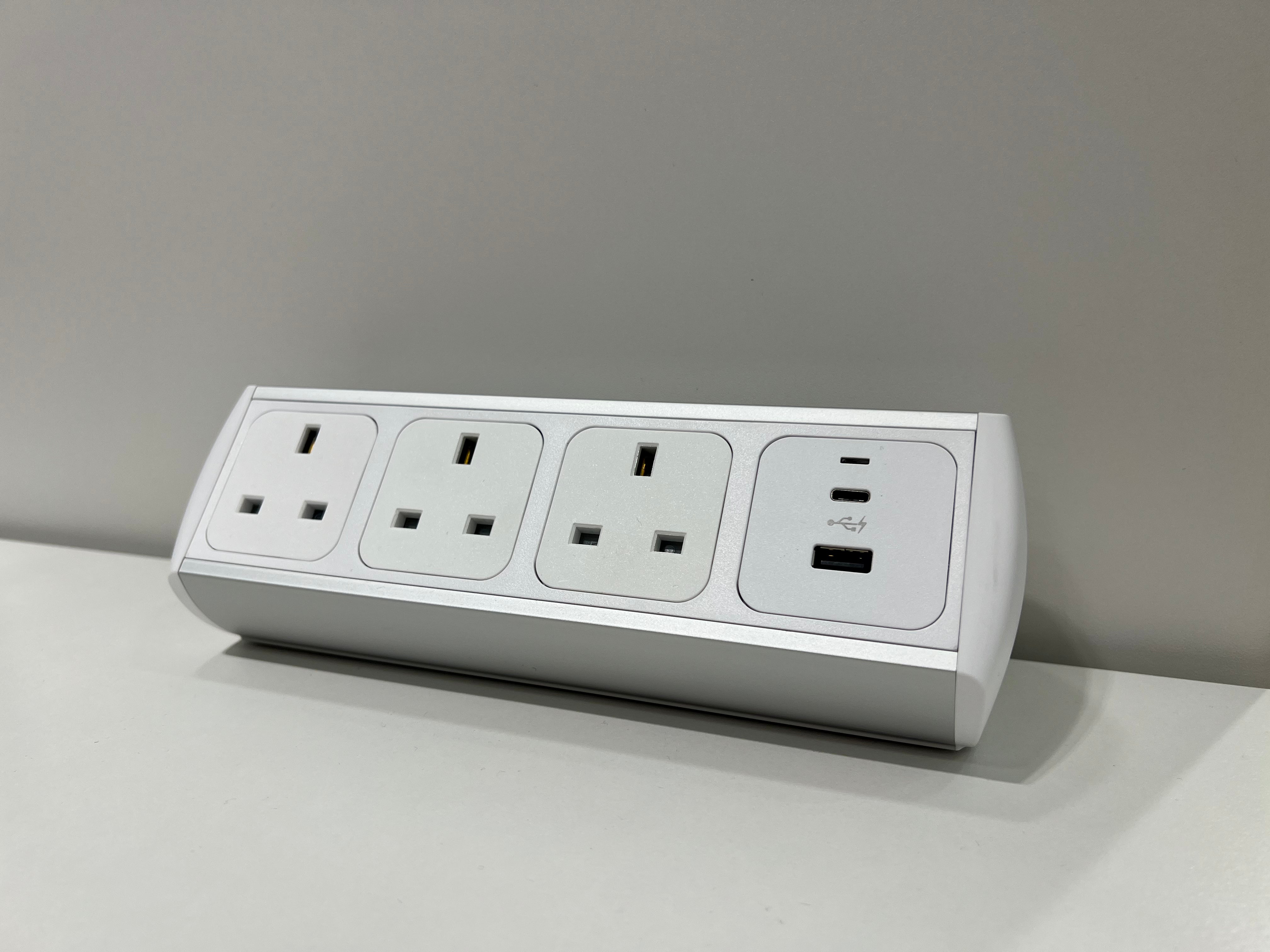 AH Meyer 6-Outlet Power Strip with 6ft Extension Cord, Surge Protector for Home Office, Desk, Computer, TV - Black