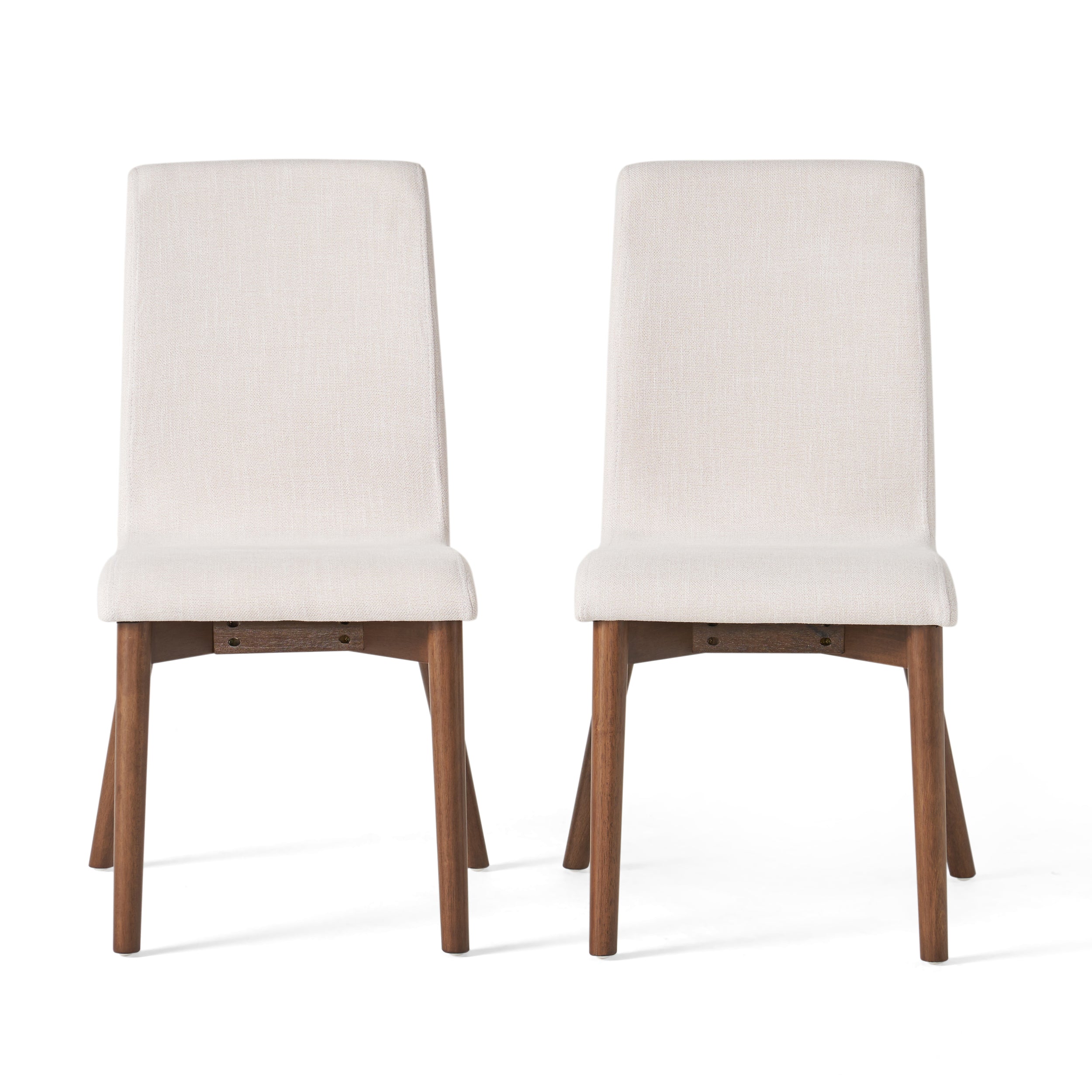 Modern Dining Chairs Set of 2 - Comfortable Kitchen Chairs with Sturdy Metal Legs for Dining Room, Kitchen, Breakfast Nook - Perfect for Family Meals and Entertaining Guests