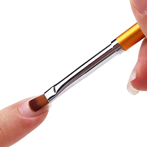3PCS Soft Nail Art Brushes Set - Dotting Tools, Polish & Drawing Brush for Manicure & Nail Painting - Perfect for DIY Nail Art, Salon & Home Use (3 Colors)
