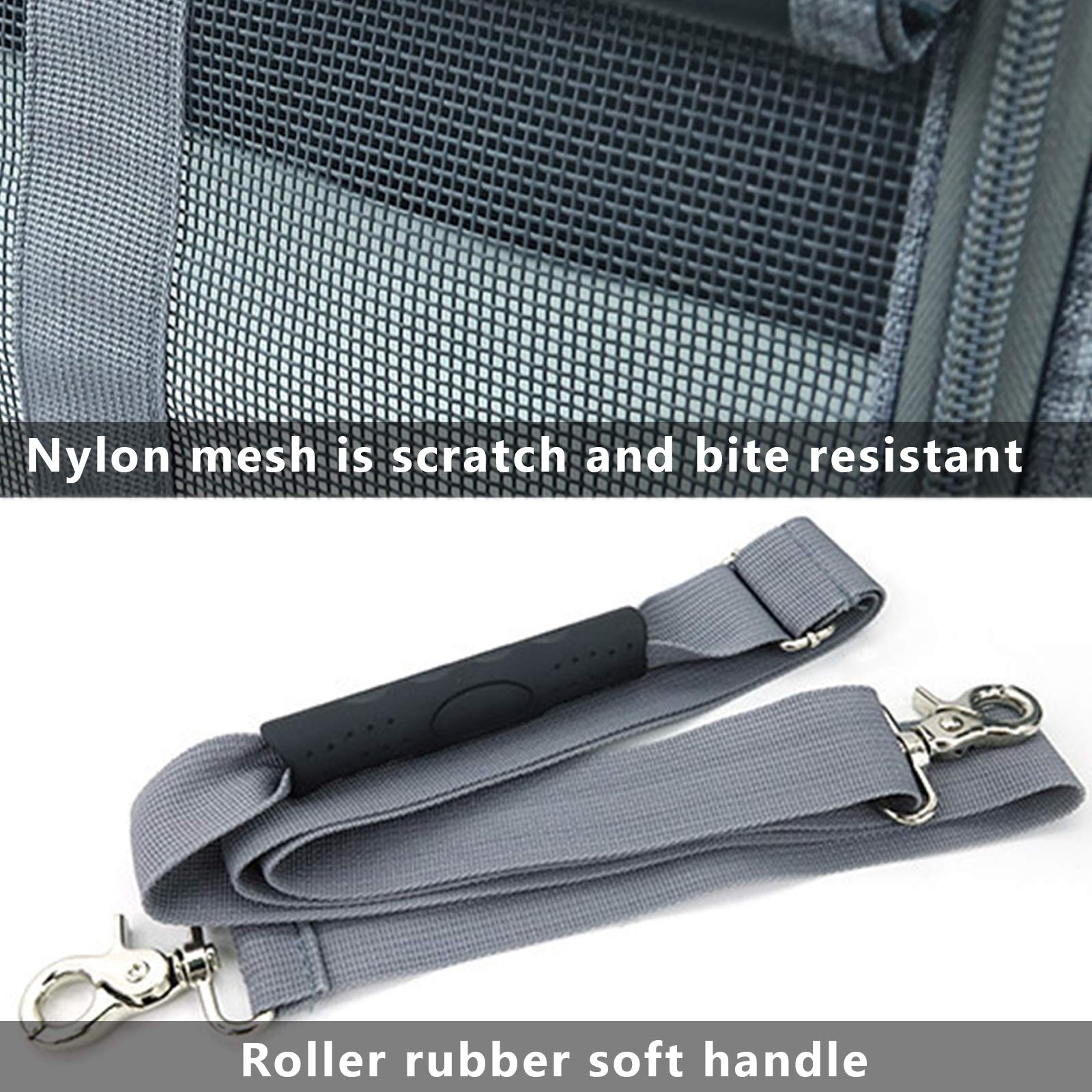 Airline Approved Pet Carrier with Removable Wheels - Soft Sided Rolling Travel Carrier for Small Dogs & Cats Up to 20 lbs | Perfect for Air Travel, Vet Visits & Daily Outings