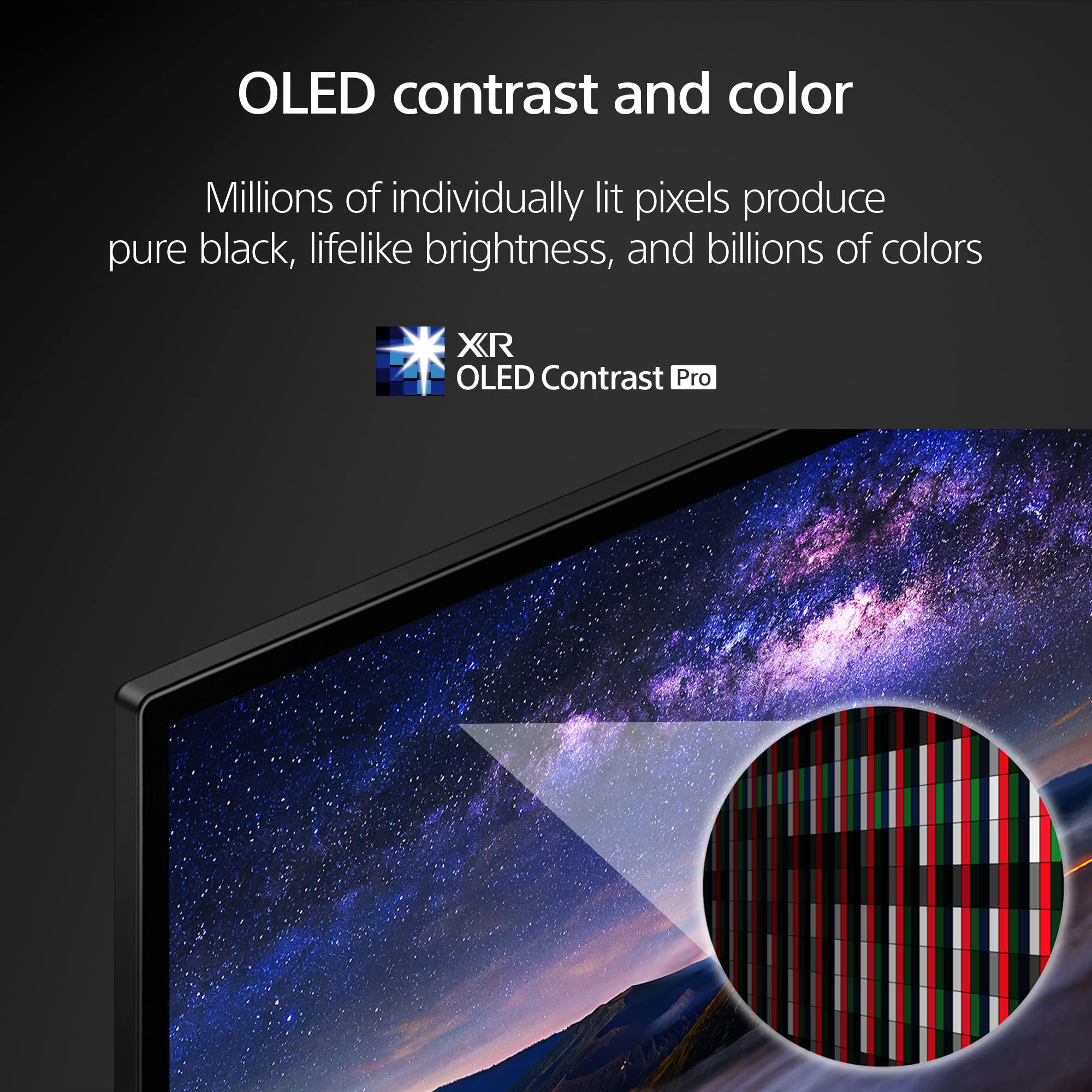 Sony 65 Inch OLED 4K Ultra HD Smart Google TV - BRAVIA A75L Series with Dolby Vision HDR, Perfect for PlayStation®5 Gaming & Home Theater (XR65A75L) - Ideal for Living Rooms, Gaming Setups & Movie Nights
