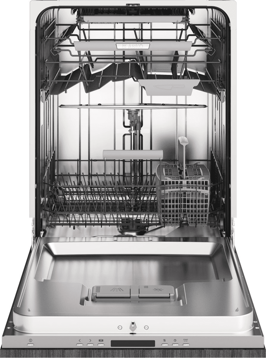 Asko DFI663XXL Panel Ready Built-In Dishwasher - 24 Inch Stainless Steel Interior, Ultra Quiet Operation for Open Kitchens and Modern Homes