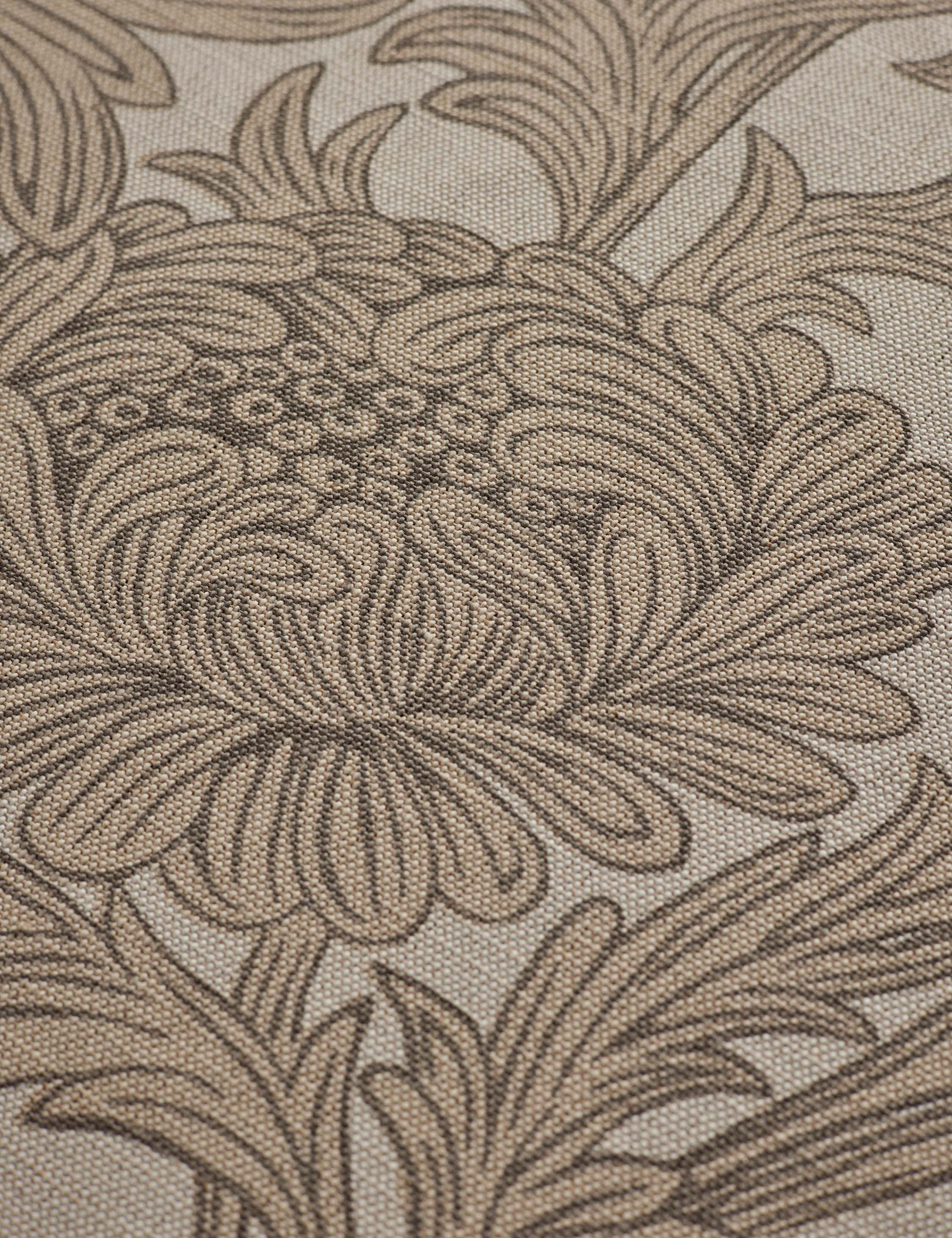 Morris & Co. Chrysanthemum Linen Blend Fabric - Premium Home Decor & Upholstery Material for Curtains, Pillows & DIY Projects