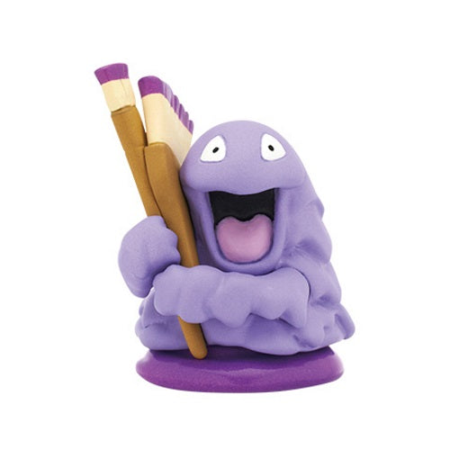 Pokemon Kitan Club Palette Purple Collection 2.5 Inch Mini Figure - Rare Cute Pokemon Figures for Collectors, Kids Gifts & Desk Decor