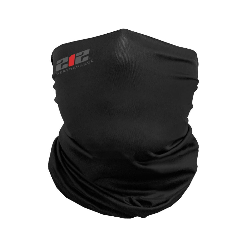212 Performance FC7 05 000 Black Protective Neck Gaiter & Face Mask with Particulate Filter - Breathable for Outdoor Sports, Cycling, Running & Hiking