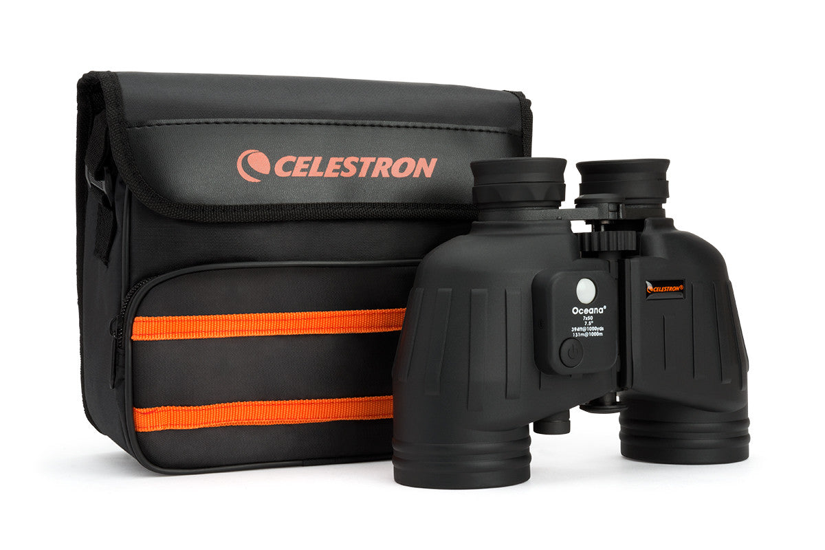 Oceana 7x50mm Porro Prism Marine Binoculars - Waterproof & Fogproof for Boating, Sailing, and Outdoor Adventures