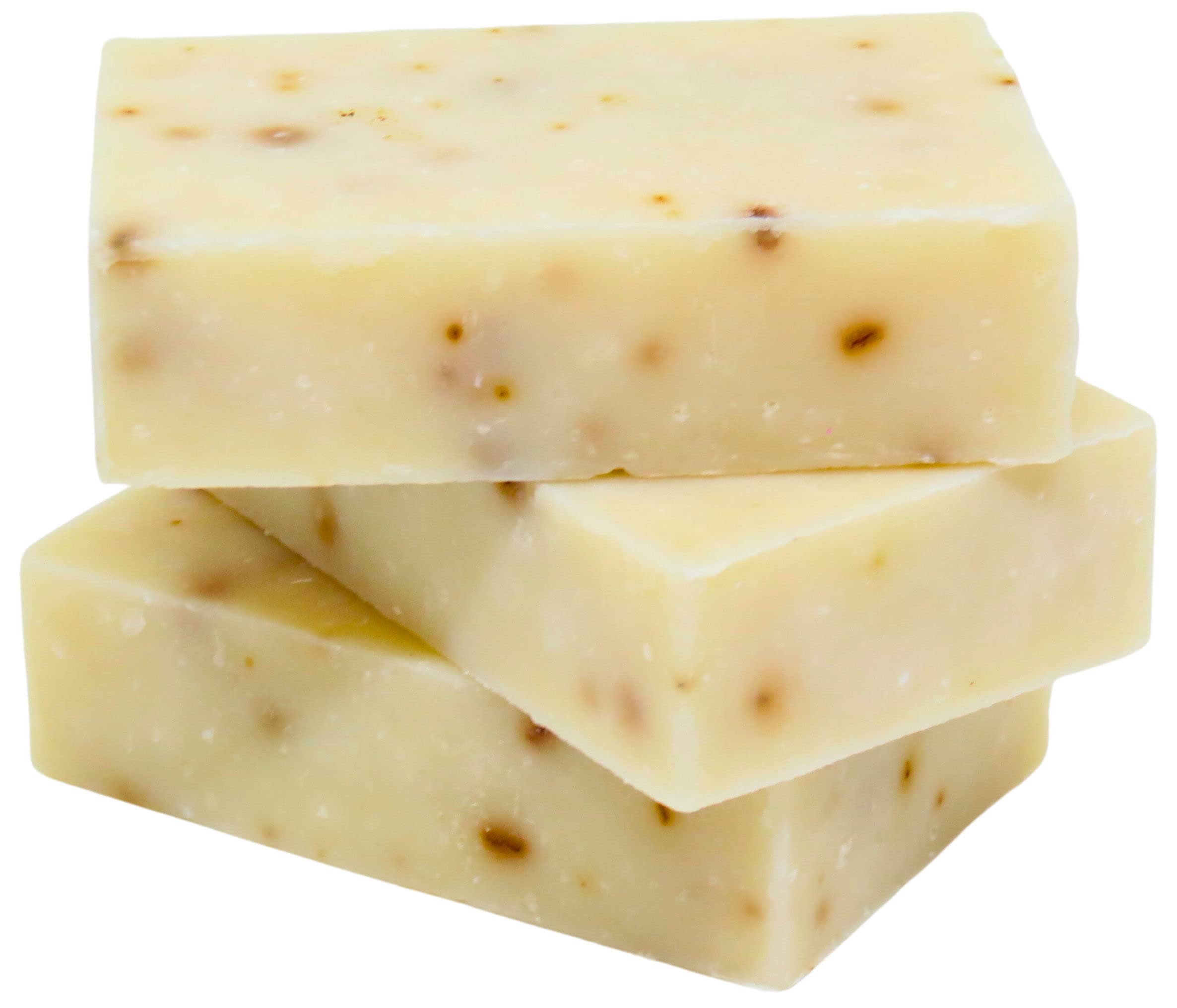Eclectic Lady Spearmint Basil Scrub Soap Bar - 4.5 oz Natural Exfoliating Cleanser for Face & Body - Perfect for Spa Day, Gift Sets & Relaxing Bath Time
