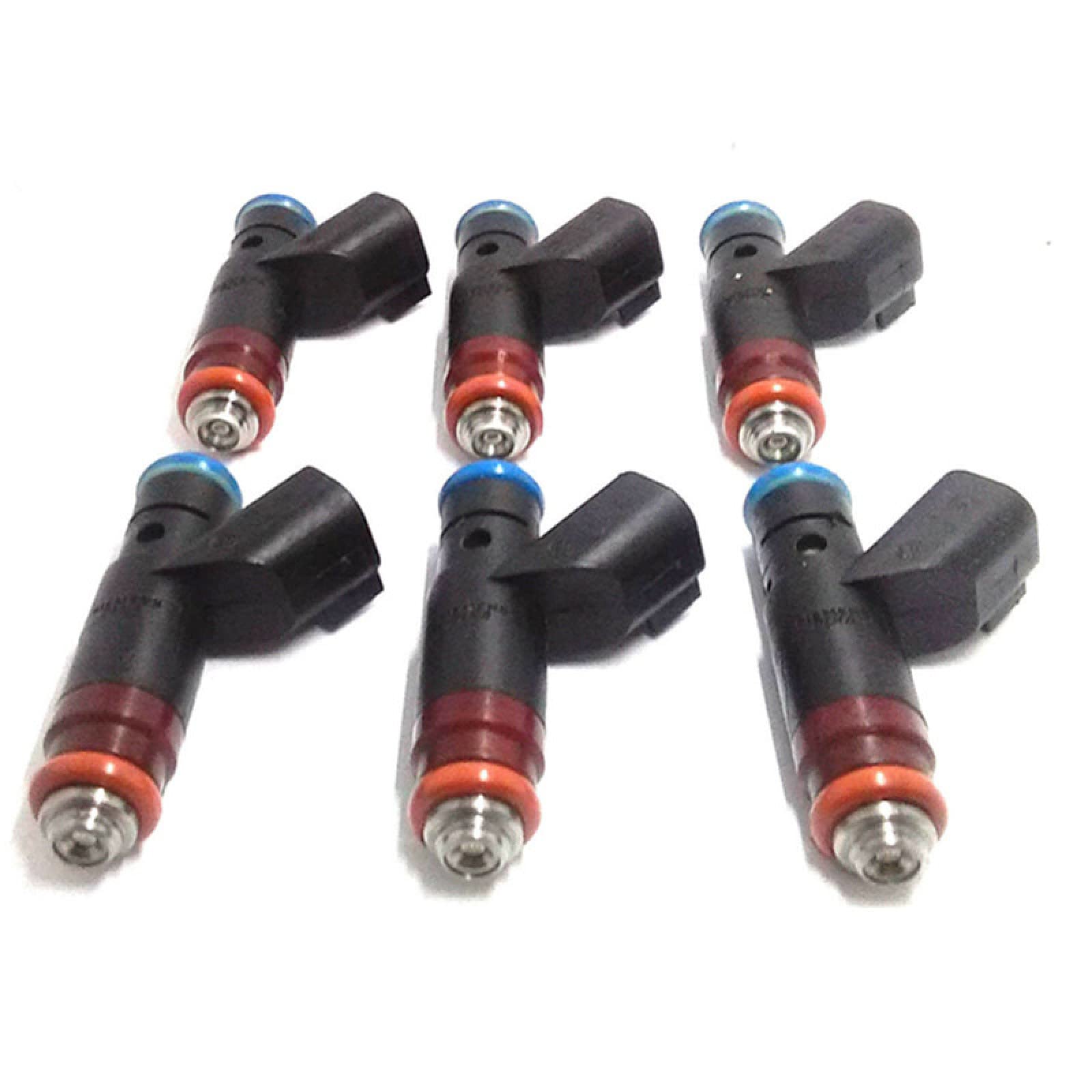 JINYISI Fuel Injector Nozzle Set of 6 - Compatible with Ford Thunderbird OEM 3W43 AA - High Performance Car Fuel Injectors for Smooth Engine Operation - Ideal for Engine Maintenance & Performance Upgrades