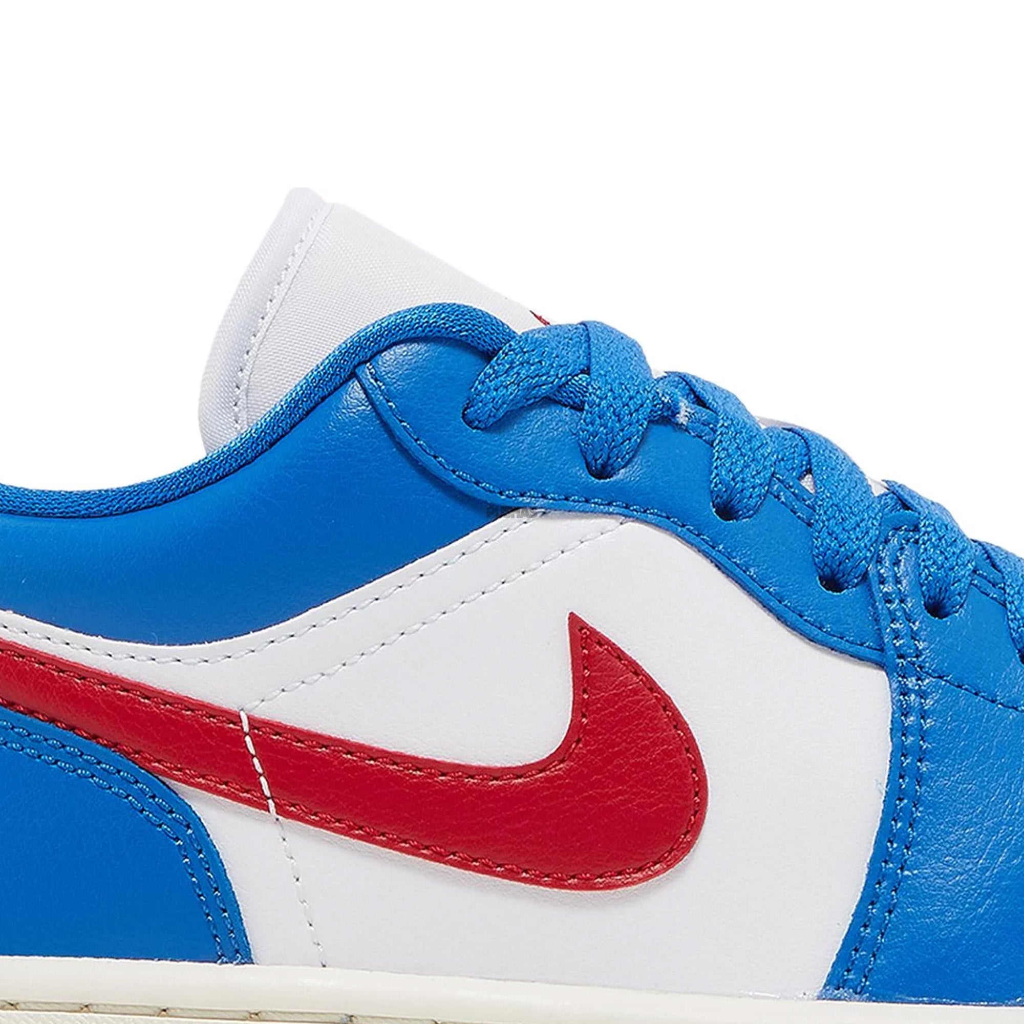 Air Jordan 1 Low 'Sport Blue Gym Red' Women's Sneakers 2023 - Stylish Basketball Shoes for Women, Casual Streetwear & Gym Workouts
