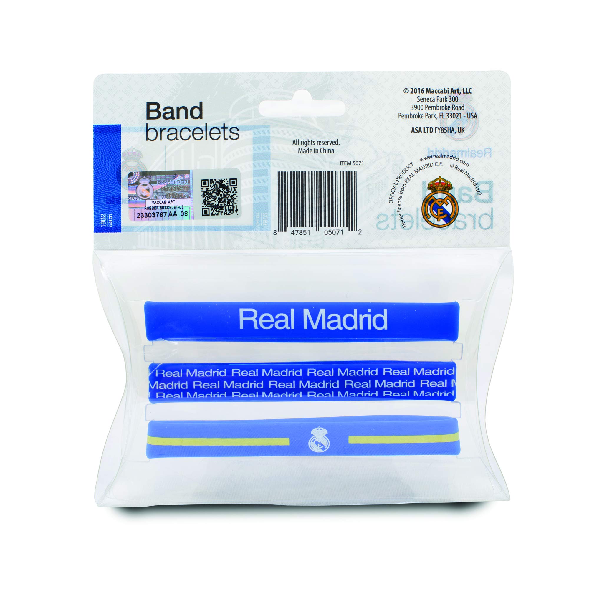 Real Madrid Bracelet Set of 3 - Soccer Fan Gifts