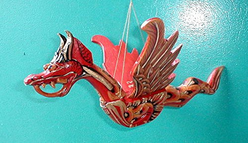 Red Dragon Flying Toy - 8 Inch Small Dragon Figure for Kids, Fantasy Decor, and Role Play | Perfect for Birthday Gifts, Room Decoration, and D&D Game Accessories