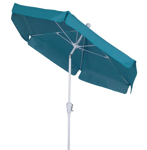 Teal with White Pole