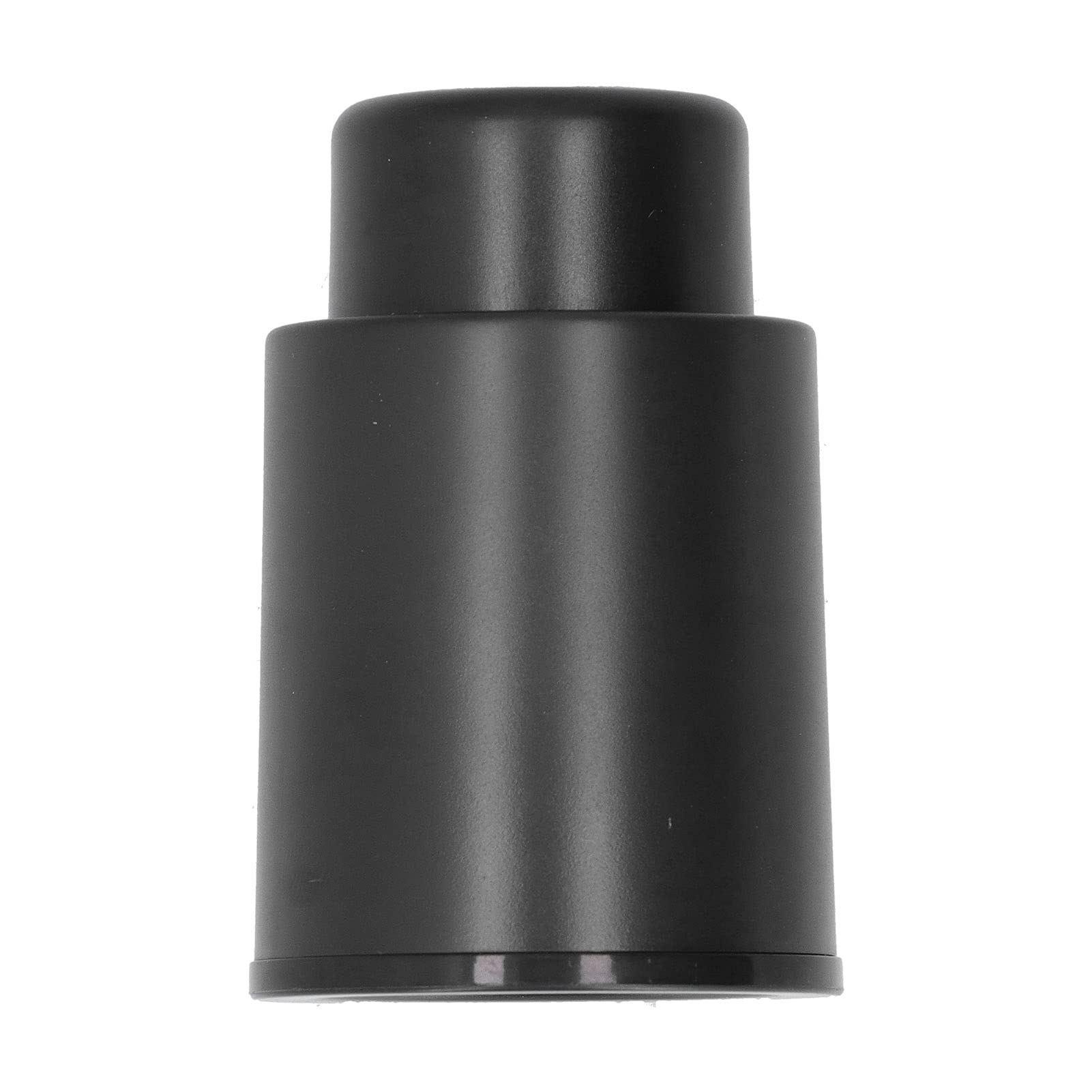 Premium Vacuum Wine Bottle Stopper with Time Scale - Airtight Wine Preserver for Red/White Wine - Ideal for Home Bars, Parties & Wine Storage (Black)