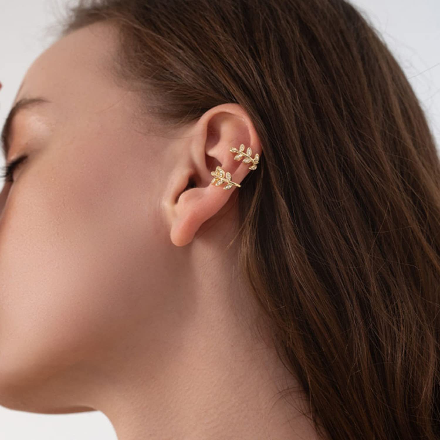 4 PCS S925 Sterling Silver Criss Cross No-Pierce Ear Cuff Set - Minimalist Double Line Cartilage Earrings for Helix & Fake Piercing | Perfect for Everyday Wear & Special Occasions