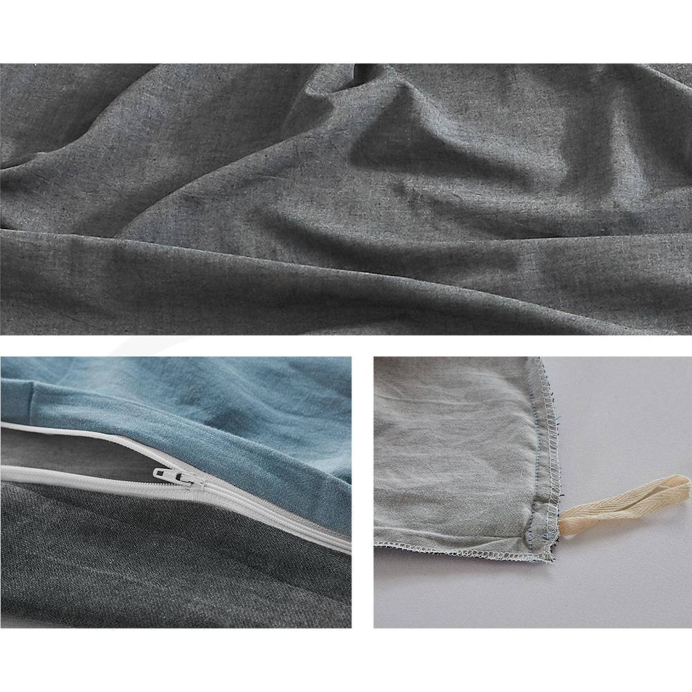 Premium 100% Cotton Sheet Set - Queen Size, Deep Blue - Soft & Breathable Bed Sheets for Ultimate Comfort - Perfect for Master Bedroom, Guest Room & Dorm