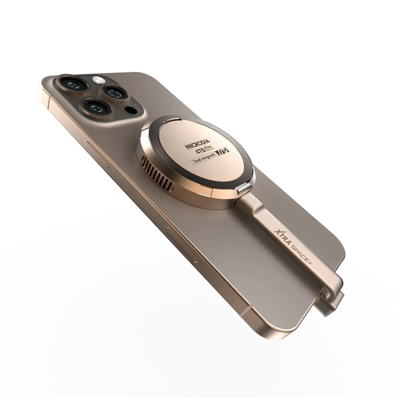MICRODIA XTRA SPACE™ PLUS 2TB Magnetic Portable SSD - High Speed USB 3.2 External Hard Drive for Mac, PC, Laptop - Perfect for Photo Storage, Video Editing & Gaming Backup