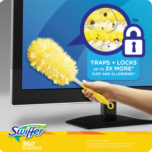 Swiffer 360 Duster Refills - Unscented (6 Pack) for Dusting Furniture, Electronics & Hard-to-Reach Areas - Ideal for Home & Office Cleaning