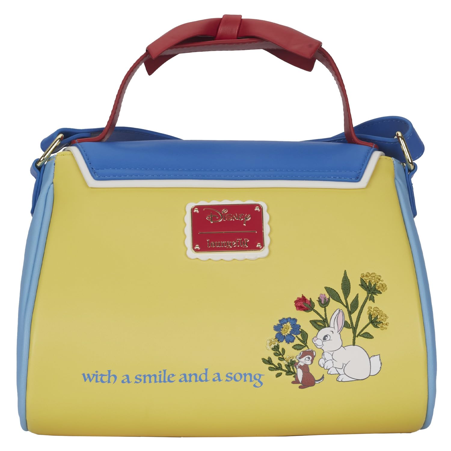 Disney Snow White Cosplay Bow Handbag by Loungefly - Elegant & Stylish for Disney Fans, Cosplay Events, and Themed Parties