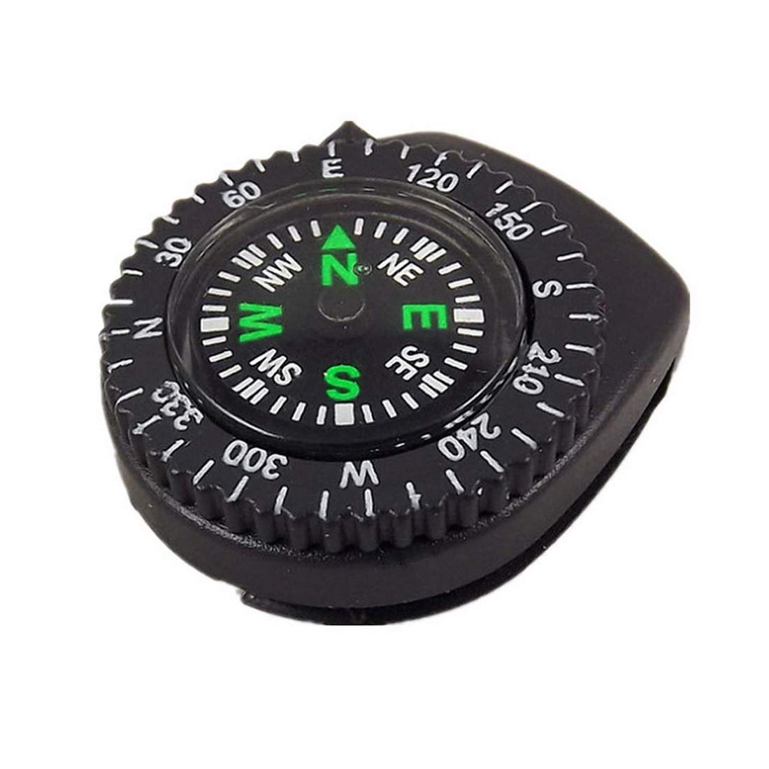 Mini Wristband Compass - Portable Detachable Watch Band Slip for Hiking, Travel & Emergency Survival Navigation | Outdoor Adventure, Camping & Backpacking Essential Tool
