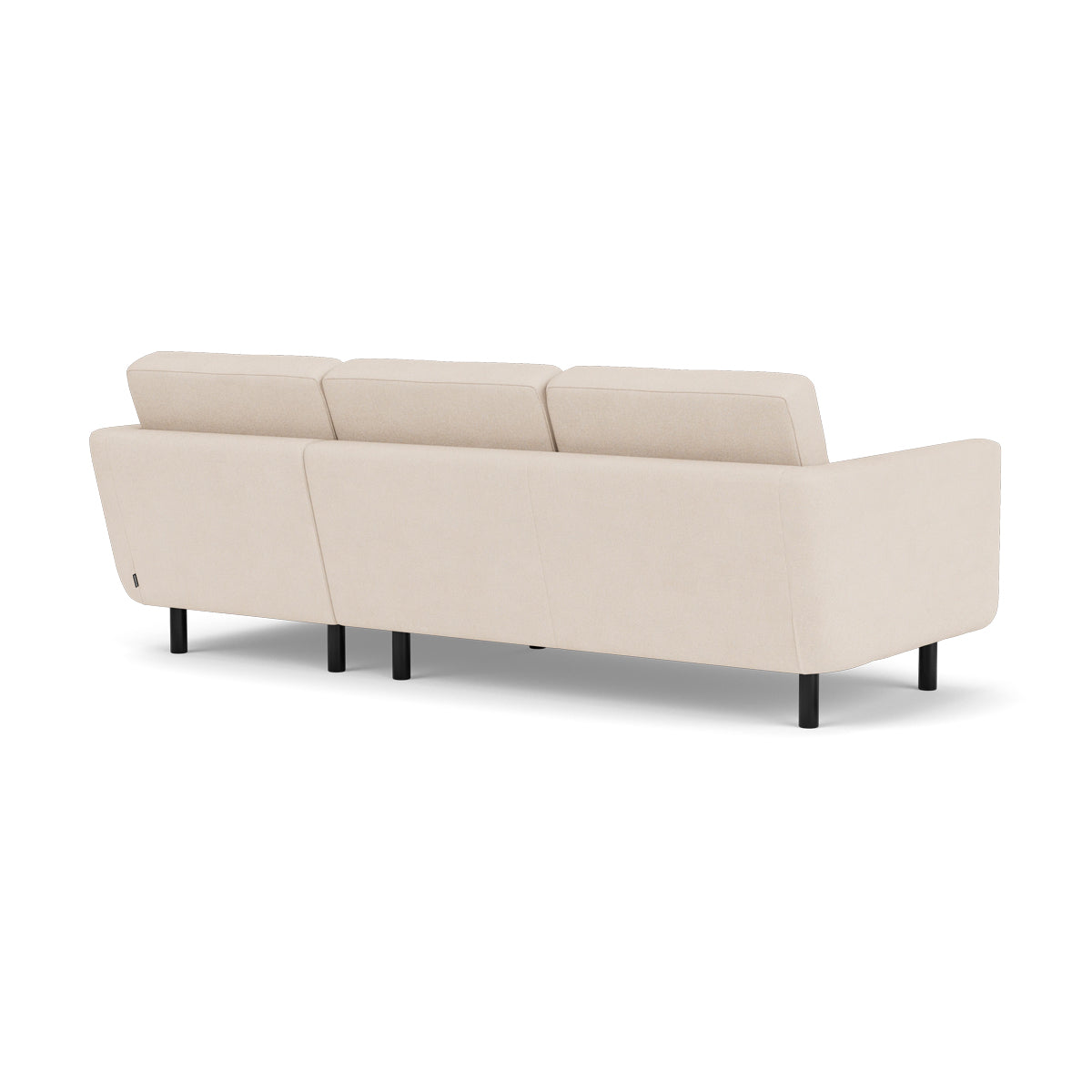 Conrad Fabric Right Chaise Sofa - Modern Sectional Couch for Living Room, Lounge & Home Theater - Comfortable Upholstered Furniture with Chaise Lounge