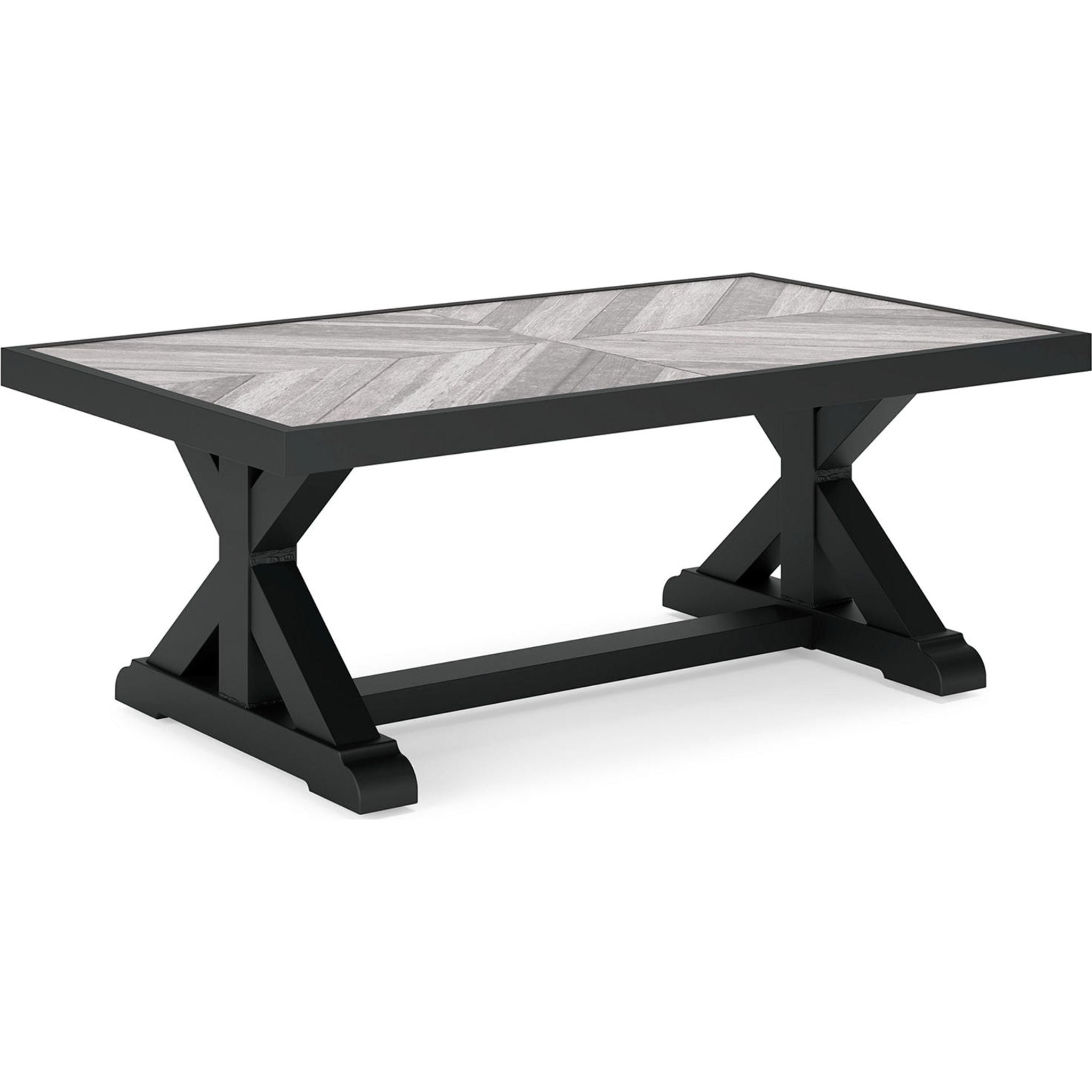 Beachcroft Outdoor Coffee Table - Weather-Resistant & Durable Patio Furniture for Garden, Poolside, and Backyard Relaxation