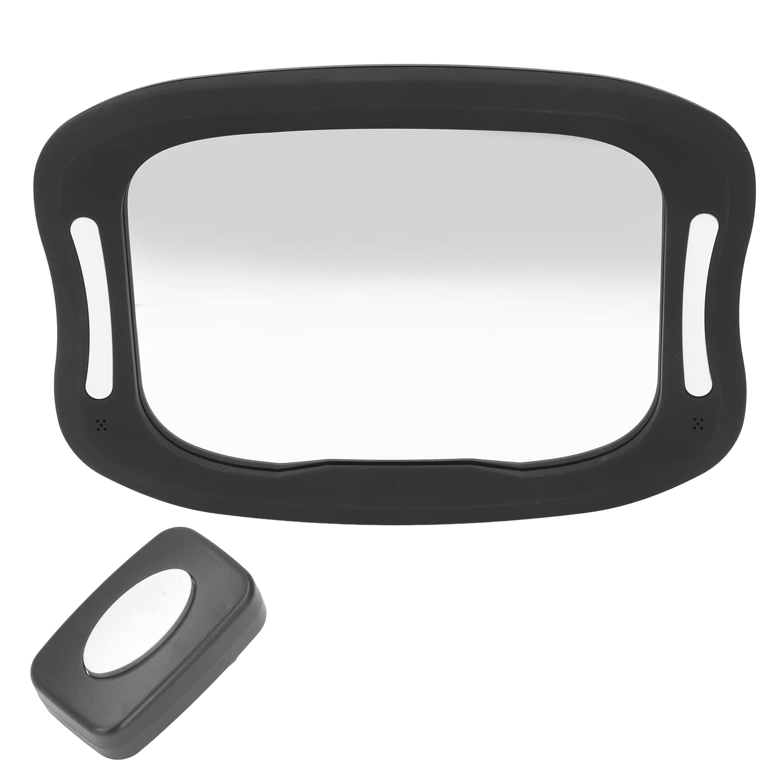 Tgoon Baby Car Mirror with Dual Mode LED Lighting - 360° Adjustable ABS PC Rear Seat Mirror for Infants & Toddlers - Safe Soft Light for Night Driving & Road Trips