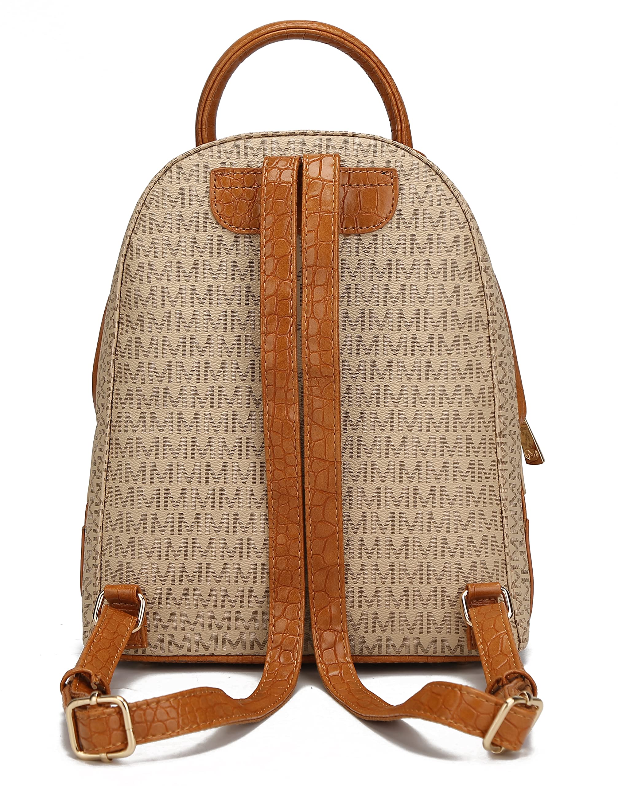 MKF Vegan Leather Backpack for Women - Stylish Travel & Work Bag