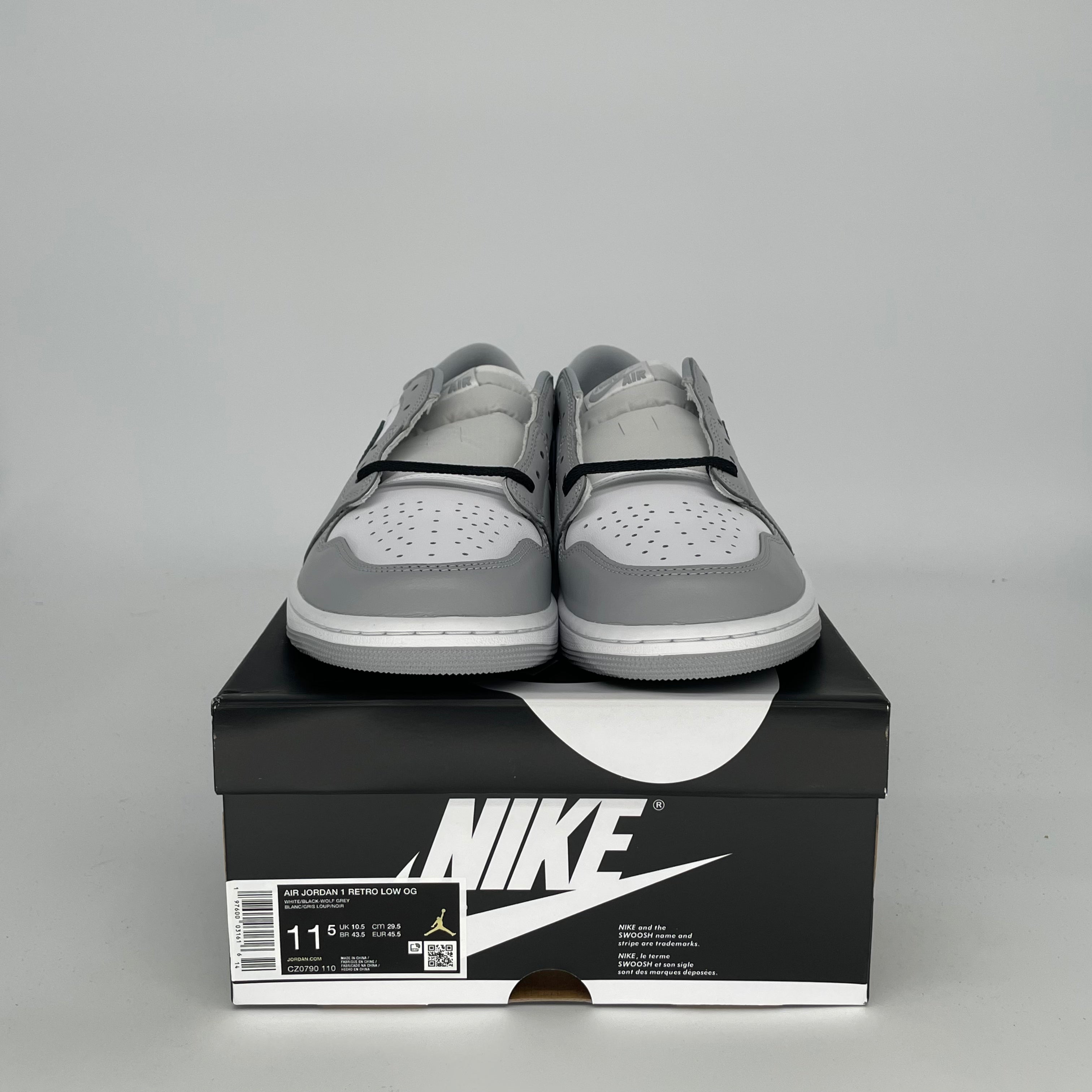 AIR JORDAN 1 LOW BARONS Men's Sneakers - Size 11.5 (CZ0790-110) | Retro Basketball Shoes for Casual Wear & Street Style