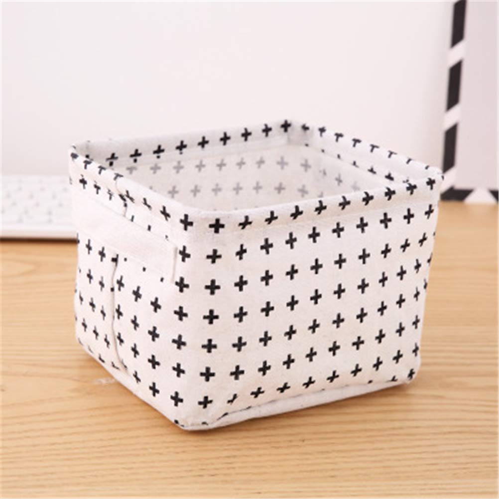 10-Pack Foldable Desktop Storage Baskets - Organizer for Underwear, Makeup, Jewelry, Toys, Scarves & Socks | Space-Saving Laundry Baskets for Bedroom, Bathroom & Closet Organization